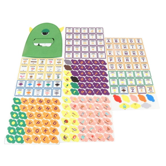 Alphabet Learning Toy, ABC Learning Toys Felt Shape Sorting for Toddlers