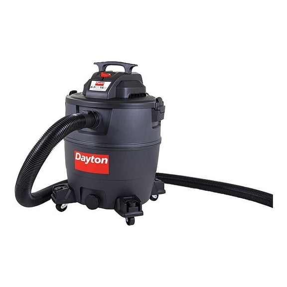Dayton General Purpose Wet/Dry Vacuum, 16 gal, 1,080 W 61HV85