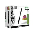 thumbnail image 1 of Zebra Z-Grip Stylos à Bille, Rétractables, Pointe Moyenne, 1 mm, Encre Noire, Lot de 48, 1 of 4
