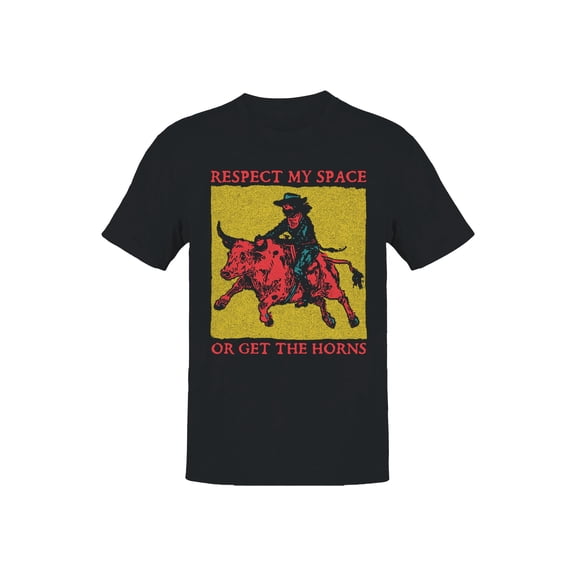 Respect My Space Cowboy Graphic Men's T-shirt