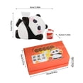 thumbnail image 3 of Outdoor and Garden Cute Panda Figurine Blind Box Chinese Themed 3D Cartoon Animal Decor Small Collectible Desktop Ornament Gift for Men Women Birthday Party Patio Lawn Yard Decor, 3 of 9