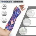 thumbnail image 7 of Jiueut Colorful Flower Arm Cast Cover Arm Wrist Elbow Protection Cover Hand Cast Covers for Shower Adult Size M Washable Cast and Bandage Protector Wrist Cast Cover, 7 of 7