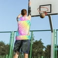 thumbnail image 5 of Sikiie Fish Scale Basketball Jersey Reversible Men's Mesh Athletic Sports Shirts Training Practice S-4XLMedium, 5 of 6