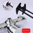 thumbnail image 4 of Callipe Multifunctional Sink Wrench Heavy Duty Carbon Steel 360 Degree Rotation Faucet Tool Flexible Plumbing Wrench, 4 of 8