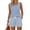 Light Blue, variant on Summer Outfits for Women 2 Piece Beach Outfits Sleeveless Scoop Neck Tops High Waisted Shorts Summer Matching Set,Pink (XXL)