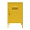 thumbnail image 6 of RealRooms Shadwick 1 Door Metal Locker Style Livingroom End Table, Mustard Yellow, 6 of 9