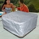 thumbnail image 5 of Funda protectora para bañera, impermeable, para baño, patio y jardín 244x244x9cm plata, 5 of 9