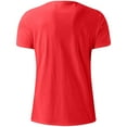 thumbnail image 4 of Mens T Shirts Crewneck Short Sleeve Graphic Crew Neck Relaxed Fit T-Shirt, （Orange Size:S-4XL), 4 of 5