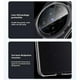 thumbnail image 4 of For vivo X200 Pro 5G Case PU Leather + Acrylic + PC Shockproof Phone Cover - Grey, 4 of 5