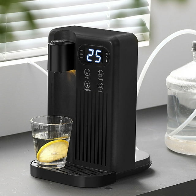 Distributeur d'Eau Chaude avec Verrou de Sécurité, Bouilloires Électriques à Chauffage Rapide avec 12 Températures Réglables, Réservoir d'Eau de 3 L, Bouilloire et Chauffe-Eau Antidérapants pour Table