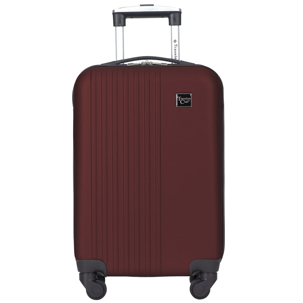 Travelers Club Travelers Club 20" Spinner Rolling Carryon Red