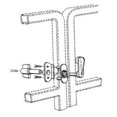 thumbnail image 3 of Pontoon Boat Gate Latch, Long Lasting Reliable Pontoon Door Latch Low Noise Rugged  for 1in Square Frames, 3 of 7