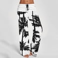 thumbnail image 2 of WILLBEST Leggins Deportivos Mujer Mujeres De Cintura Alta De Bolsillo De La Tira De Cintura Elástica Impresa Sueltos Pantalones De Yoga Casual Pantalones Largos 99, 2 of 4