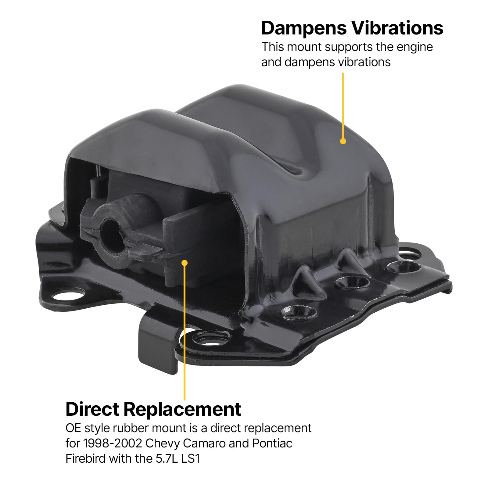 TorqLink™ 67-72 Chevy C10 LS Swap Trans Crossmember/Motor Mount