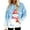 Light Blue, variant on Hoodies for Women Oversized Winter Plush Cute Sweatshirts Pullover Trendy Fall Winter Clothes with Christmas Print for Comfortable Seasonal Wear,Light Blue,XL
