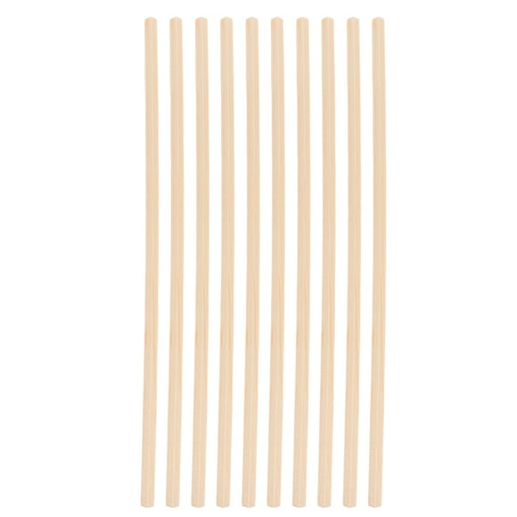 SKISUNO Decorative Wood Trim Isosceles Triangle Molding Strip For Home Decoration And Model Building 12Pcs