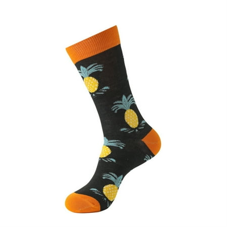 

Casual Combed Crew Socks Cotton Fruit Design Socks for Man Women Unisex 3