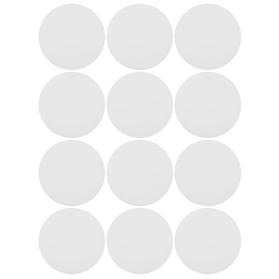 HAMPPLIES Antiglare Ceiling Diffuser White Pc for Even Home Lighting 12Pcs