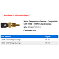 thumbnail image 2 of Water Temperature Sensor - Compatible with 2000 - 2007 Dodge Durango 2001 2002 2003 2004 2005 2006, 2 of 2