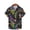 Multicolor, variant on KeShDi T Shirts for Men Carnival Printed Short Sleeved Collar Button Up Shirt Multicolor 4X