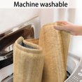 thumbnail image 5 of 20x32 Inch Ultra Soft Faux Bath Mat Non Slip Absorbent Microfiber Bathroom Rug, Wood Print, 5 of 5