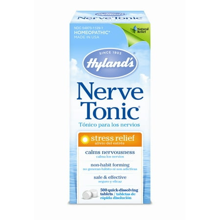 Hyland's Nerve Tonic 500 Tabs (Best Remedy For Pinched Nerve In Lower Back)