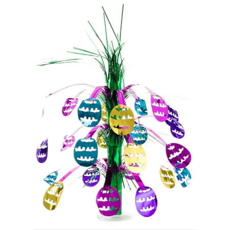 Easter Egg Table Decoration Pastel 18" Cascading Centerpiece, 6 Pack