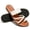 White, variant on Women's Braided Toe Loop Slide Sandals Multi Strap Summer Flat Sandals for Women Slip On Bohemian Comfortable Sandals Non Slip Casual Mules for Dressy Daily Beach Wear