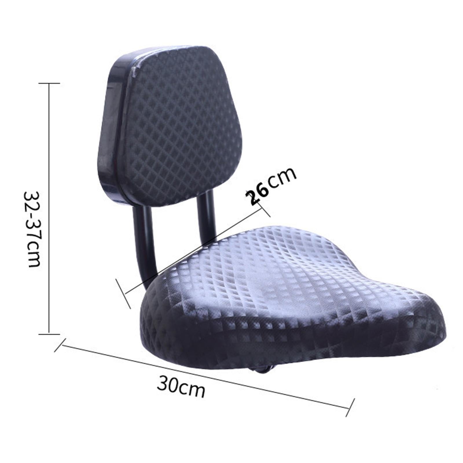 Selle De Vélo Surdimensionnée, Dossier De Rechange Surdimensionné, Siège Avec Dossier, Selle De Vélo Universelle Avec Dossier Large Et Confortable