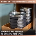 thumbnail image 2 of Calphalon Premier Space-Saving Hard-Anodized Nonstick 10-Piece Cookware Set, 2 of 6
