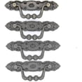 thumbnail image 1 of 4 Pcs Vintage Antique Brass Bail Pulldrop Pull Handle For Drawer Cabinet Dresser Cupboard A, 1 of 4