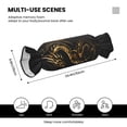 thumbnail image 3 of Salouo Golden Dragon Tattoo Art Pattern Cute Bolster Pillow,Cylindrical Pillow Long Pillow for Bed Round Side Pillow for Knee/Leg/Neck ,- Length 24.4" x 9.8" Diameter, 3 of 8