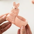 thumbnail image 6 of Darzheoy Ceramic Rabbit Egg Cup Bunny Egg Stand Display Egg Holder Egg Cup, Tray for for Hard Boiled Eggs Easter Decoration Home Decor, 6 of 6