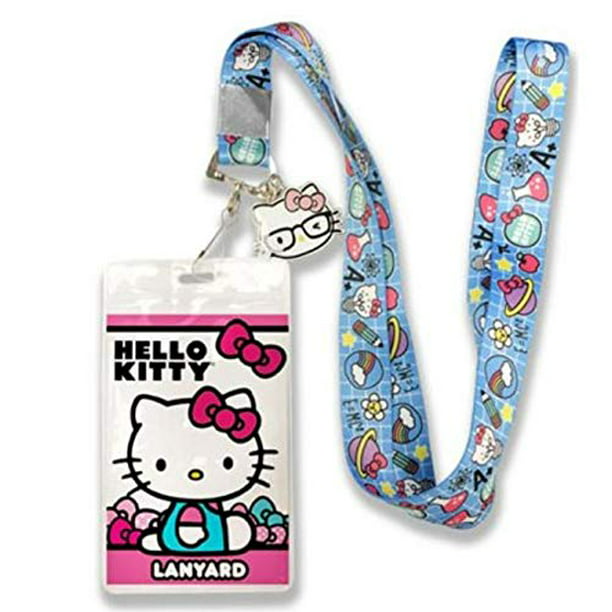 Lanyard - Hello Kitty - Smart Hello Kitty w/Charm New ge38119 