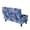 Blue Hawaii Monstera Flower, variant on FOR U DESIGNS Grey Monstera Leaf Print Ottoman Cover Washable Footstool Covers Thick Slipcover for Rectangle Ottoman, Washable Storage Furniture Protector for Dogs Pets