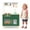 Green, variant on Costway Kids Play Kitchen with Microwave Stoves Rotation Knobs Ice Dispenser Faucet Sink Brown
