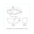 thumbnail image 5 of A&E Bath and Shower Jodie 67-BLK, 5 of 5
