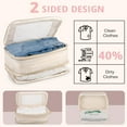 thumbnail image 5 of TRIPGEAR 3‑Set Double‑Deck Compression Packing Cubes, Lightweight Travel Luggage Organizer, 5 of 8