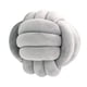thumbnail image 1 of Nudo Almohada Bola Grueso Cómodo Almohadas Anudadas Para Sala De Estar Hogar Sofá Gris Claro, 1 of 9