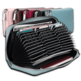 thumbnail image 2 of Tarjetero de cuero largo con forma de órgano, bolso para libreta, tarjetero antirfid, billetera multifuncional para hombres y mujeres, tarjetero, 2 of 6
