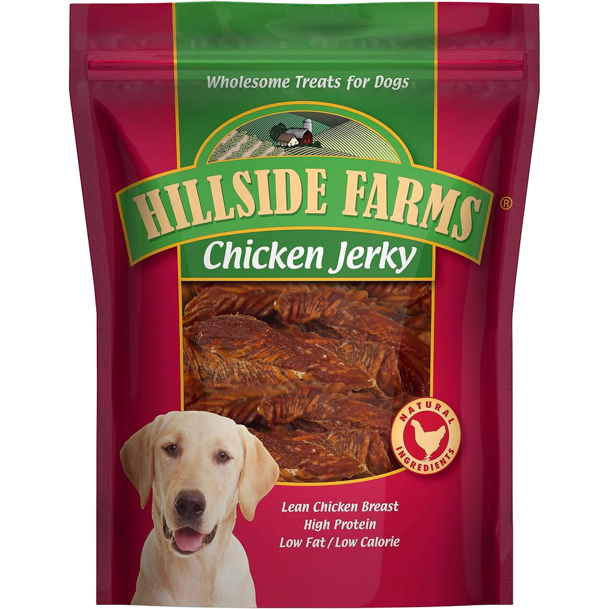 Hillside Farms Chicken Jerky 32 oz. (Natural Cut)