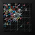thumbnail image 2 of Berman, Ken 15x15 Black Modern Framed Museum Art Print Titled - Rainbow Geo II, 2 of 5