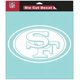 thumbnail image 1 of Calcomanía troquelada WinCraft NFL San Francisco 49ers 8 x 8 color del equipo, 1 of 1