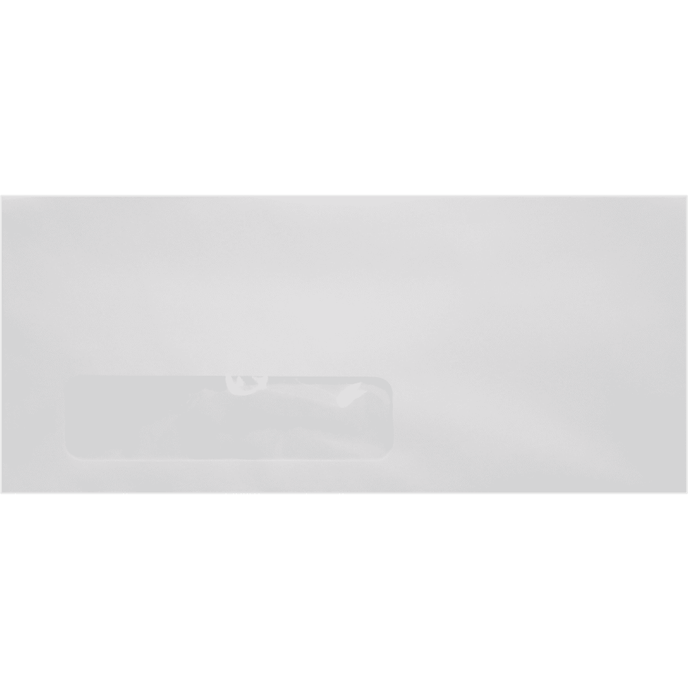 LUXPaper #10 Window Envelopes, 4 1/8 x 9 1/2, Bright White, 50/Pack