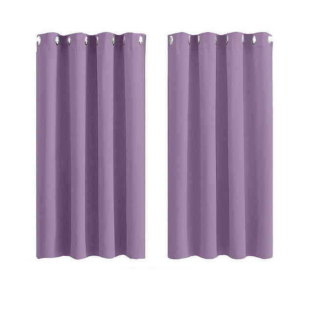 Décorations d'Halloween Panneaux de Rideaux Thermiques Isolés pour Extérieur Salon Rideau de Douche Bleu Bébé Ensemble de Rideaux de Séparation de Bain Sans Perçage 132cm*114cm(52*45 Po)