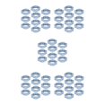 thumbnail image 1 of Dalazy DOUBLE EAR CLIPS ,O CLAMP ,ZINC ,10 STEEL PACK PLATED 17 to 20mm 5Set, 1 of 6