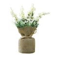 thumbnail image 1 of 1 ramo de flores artificiales de lavanda para decoración de fiestas, color blanco lavanda. Lavanda blanca, 1 of 8
