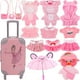 thumbnail image 2 of Ropa de pato Rosa Kawaii, falda de maleta para ropa de lalafanfan de felpa de 30cm, juguete de peluche, accesorios de animales, regalos para niños, 2 of 4