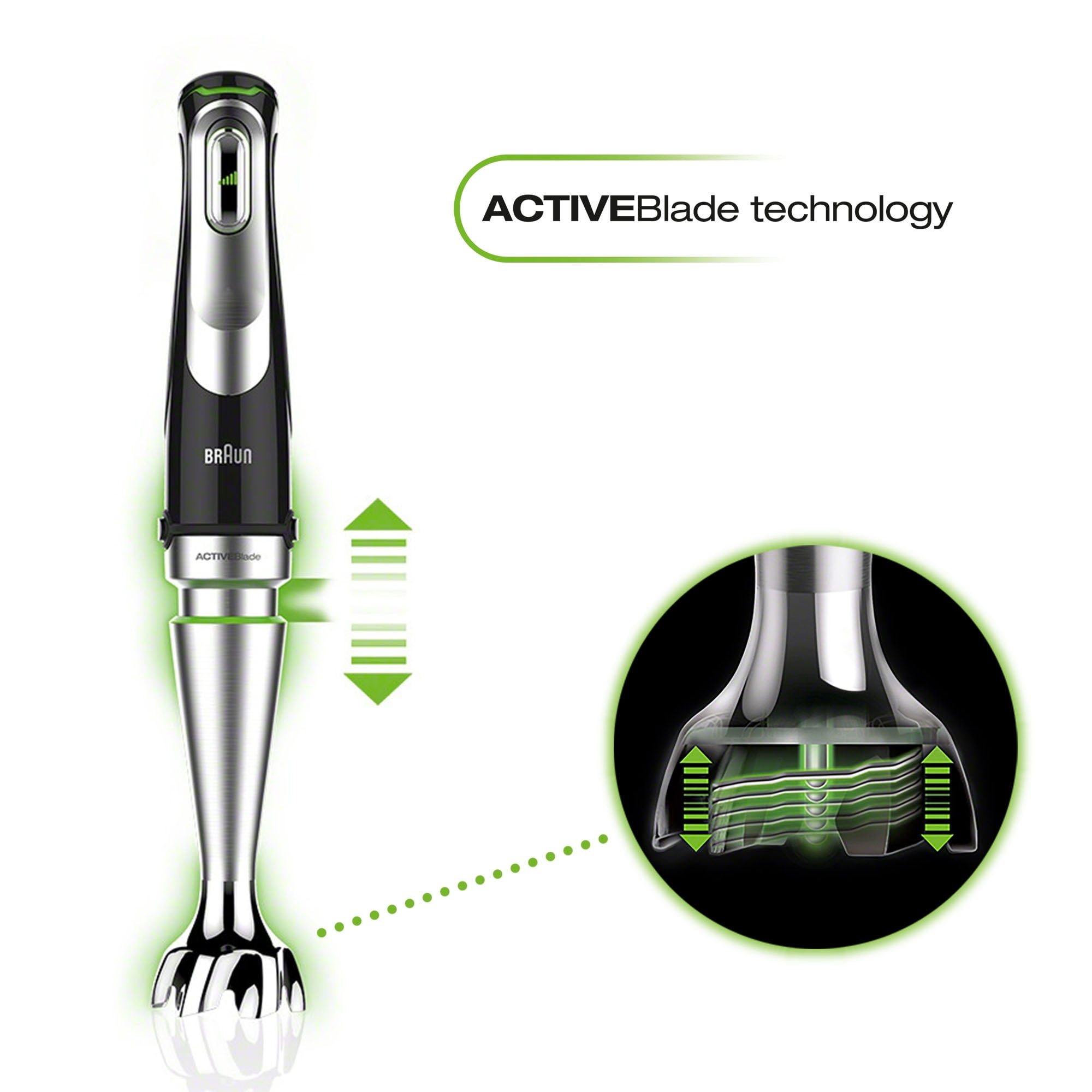Braun Multiquick 9 Hand Blender with ActiveBlade Technology and 2