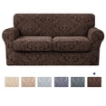 thumbnail image 1 of Subrtex Sofa Cover Stretch Jacquard Damask Sofa Cover with 2 Separate Seat Cushion Cover, 1 of 7